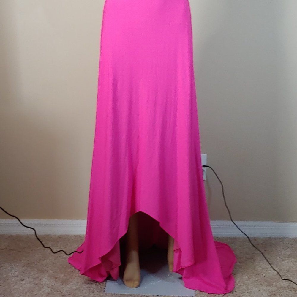 NWT Hi Low A-line Sexy Prom/Formal Gown by Excite - Picture 4 of 7